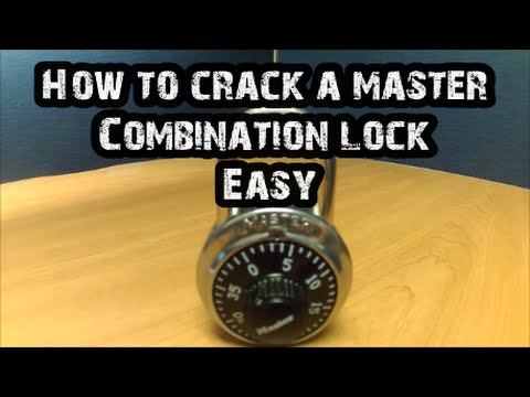 How To Crack a Master Lock- Combination Lock- EASY   ?