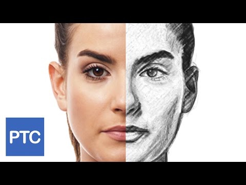 How To Create a Pencil Drawing From a Photo In Photoshop - Line Drawing Effect