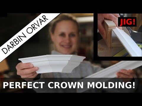 How To Cut Crown Molding w/ a Jig