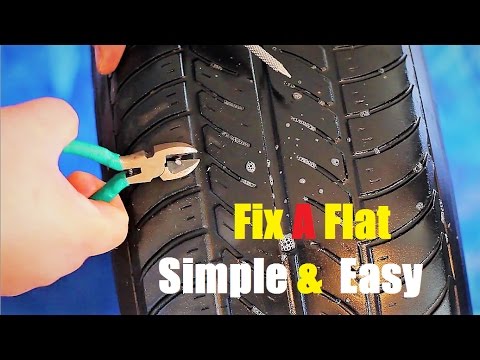 How To Fix A Flat Tire Simple