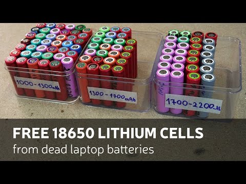 How To Get: Free 18650 Lithium Cells From Dead Laptop Batteries