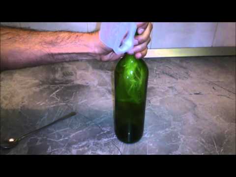 How To Get a Cork Out of an Empty Bottle With PE Bag