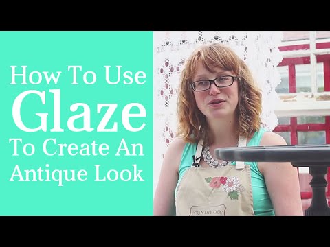 How To Glaze Your Painted Furniture For An Antique Look | Glazing Tutorial