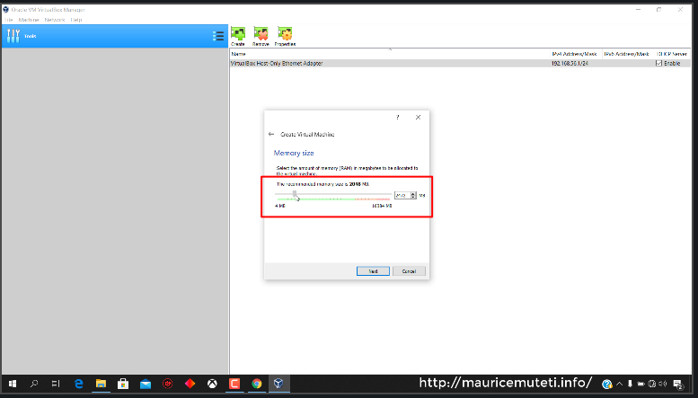 How To Install Windows 10 On Oracle VM VirtualBox - Allocate Ram.PNG