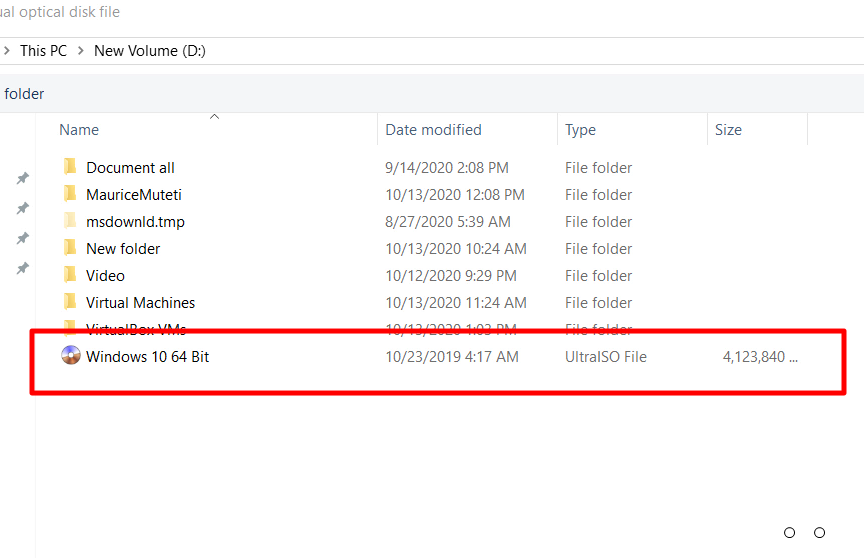 How To Install Windows 10 On Oracle VM VirtualBox - Choose Windows 10 ISO File.PNG
