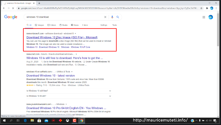 How To Install Windows 10 On Oracle VM VirtualBox - Google Result.PNG