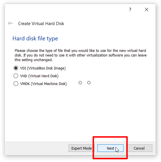 How To Install Windows 10 On Oracle VM VirtualBox - Next After Hard Disk File Type.PNG