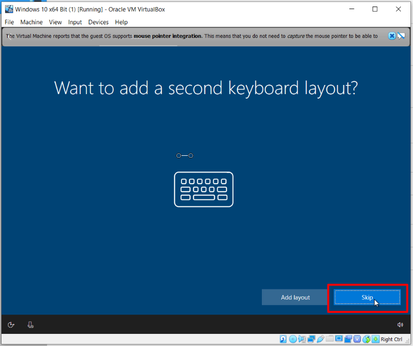 How To Install Windows 10 On Oracle VM VirtualBox - Second Keyboard Layout.PNG