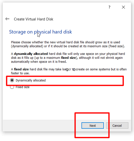 How To Install Windows 10 On Oracle VM VirtualBox - Storage on physical hard didk.PNG