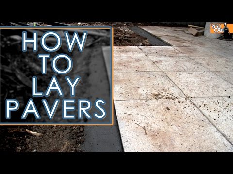 How To Lay Pavers - Back Yard Renovation Part 5 - 2