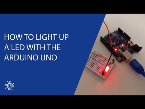 How To Light Up a LED With The Arduino UNO