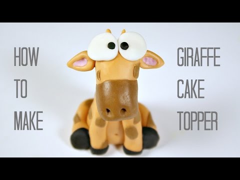 How To Make A Giraffe Cake Topper | Fondant Giraffe Tutorial | Creativity with Sugar