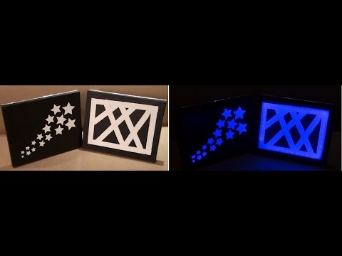 How To Make A L.E.D Light  Boxe