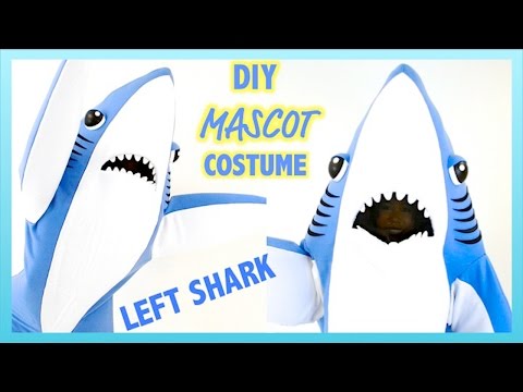 How To Make A Mascot Costume - DIY LEFT SHARK [Shark Costume]