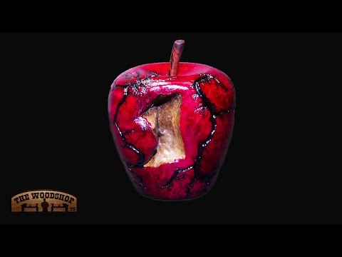 How To Make A Poisoned Apple For Halloween Woodturning Project