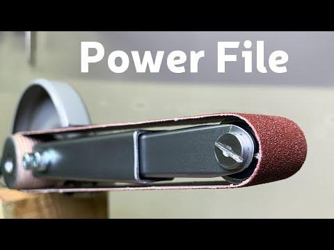 How To Make A Power File [ Angle Grinder Hack ]