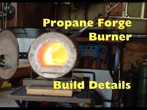 How To Make A Propane Blacksmith Forge Burner ~ Build Details - MSFN