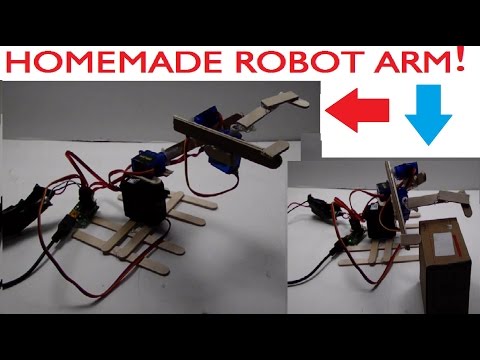 How To Make A Robot Arm Out Of Popsicle Sticks