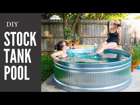 How To Make A Stock Tank Pool! Easy DIY Backyard Pool