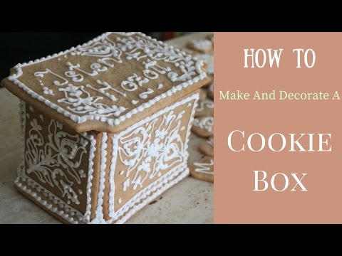 How To Make And Decorate a Cookie Box