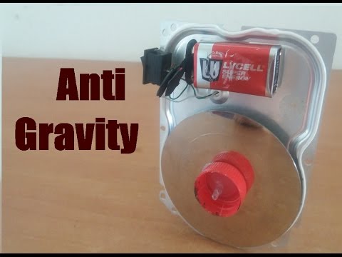 How To Make Anti Gravity Wheel with hard disk | Tutorial