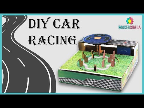 How To Make Car Racing Game From Cardboard || Makershala