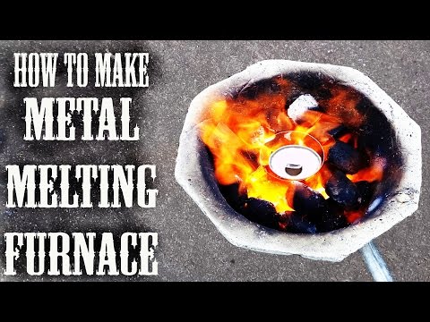 How To Make Cast Iron Metal Melting Furnace With In $10 - #PROJECT 1