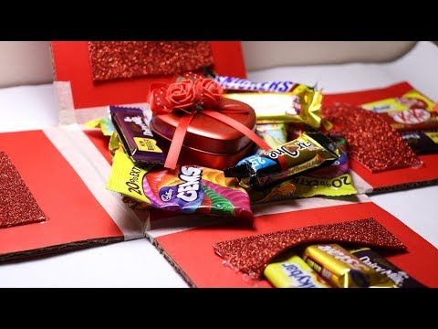 How To Make Chocolate Explosion Box For Valentine's Day