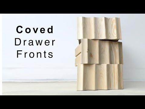 How To Make Coved Drawer Fronts / Kids Dresser Upgrade