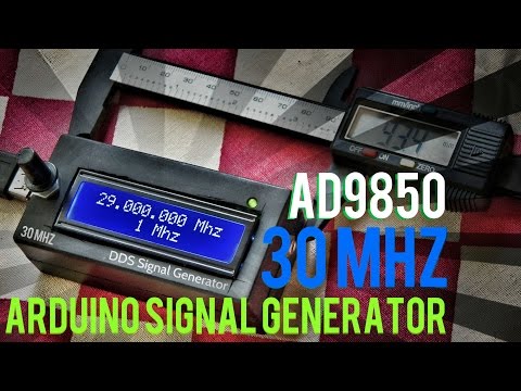 How To Make DDS Signal Generator 30MHZ on Arduino With AD9850