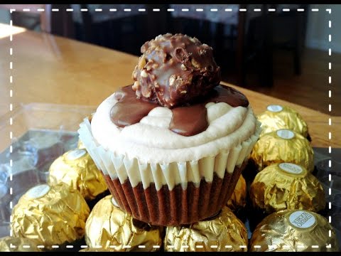 How To Make FERRERO ROCHER CUPCAKES