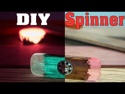 How To Make Glowing Wooden Spinner