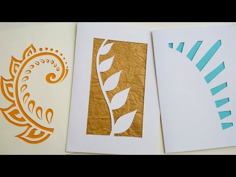 How To Make Greeting Cards | Paper Cutting Art