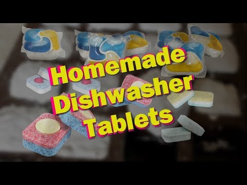 How To Make Homemade Dishwasher Tablets