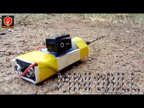 How To Make Homemade Mini Drilling Machine - Mini Drill