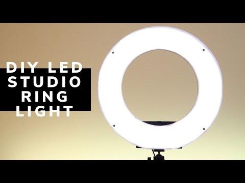 How To Make LED Studio Ring Light With Color Temperature Control