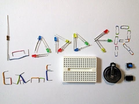 How To Make Ladder Game using ATtiny13a and mini breadboard.