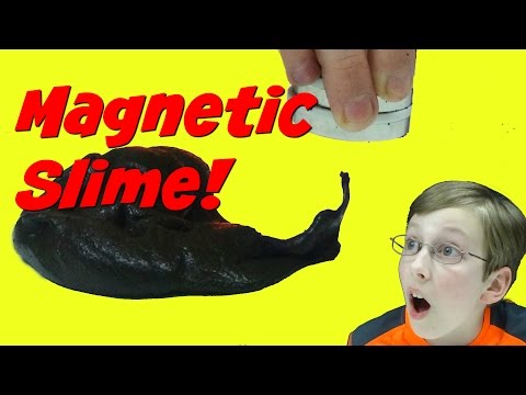 How To Make Magnetic Slime - DIY Science Experiment | CollinTV