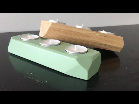 How To Make Modern Geometric Candle Holders