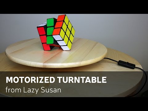 How To Make Motorized Turntable From Lazy Susan