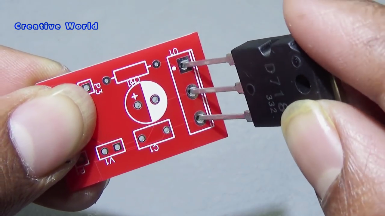 How To Make One Transistor Made 12v Mini Amplifier __ JLCPCB.mp4_000080080.png