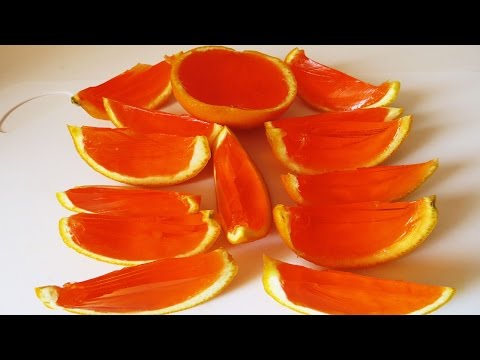 How To Make Orange GUMMY Jello