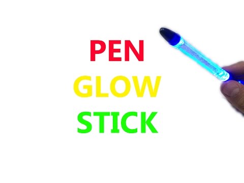 How To Make Pen Glow Stick (DIY Homemade Glow Stick)