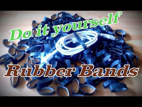 How To Make Rubber Bands *DIY* - Life Hack