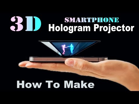 How To Make Smartphone 3D Hologram Projector (EASY)