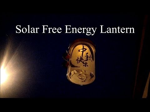 How To Make Solar Free Energy Lantern For Mid-Autumn Festival