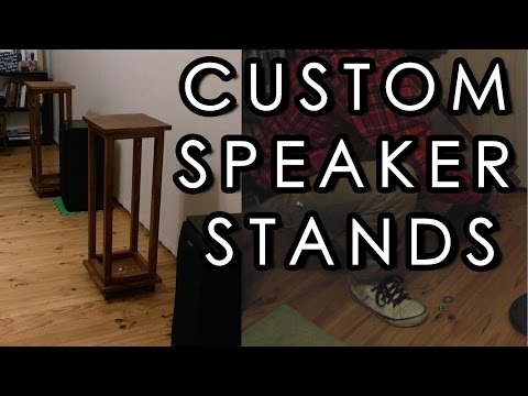 How To Make Speaker Stands, Strong and Sturdy