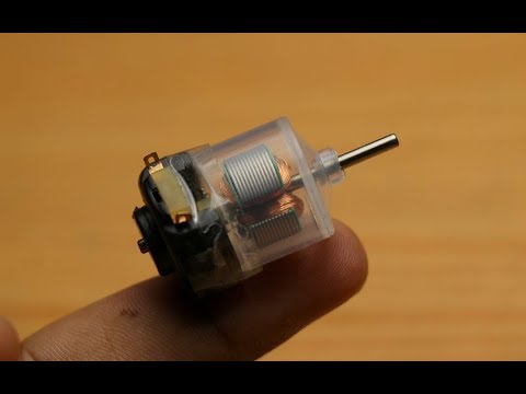 How To Make Transparent DC MOTOR | DIY Unique DC MOTOR