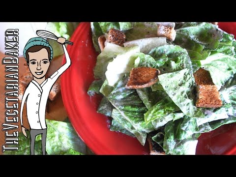 How To Make Vegan Caesar Salad | The Vegetarian Baker