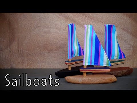 How To Make Wooden Toy Sailboats - Toys For Charity | How To Woodworking